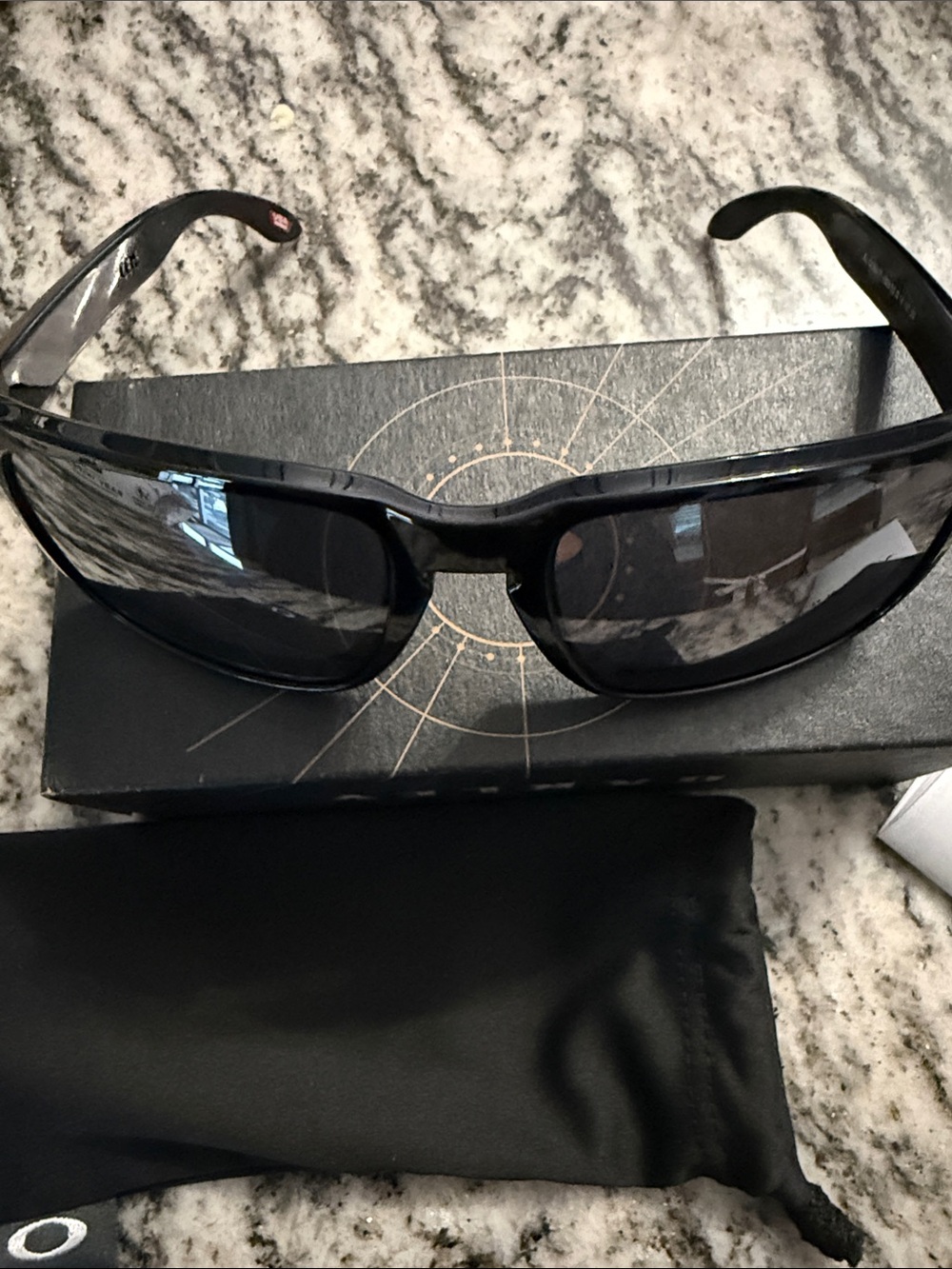 Oakley Holbrook XL Sunglasses - Polished Black Frame with Black Lenses. New!!!